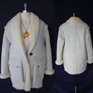 COACH 1941 Shearling fur leather ranch jacket